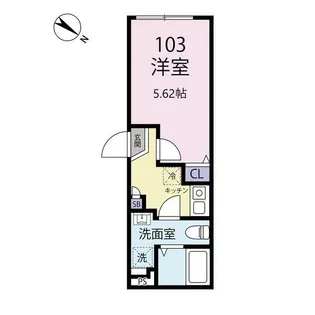 Exentia Motohasunuma【1階】の間取り