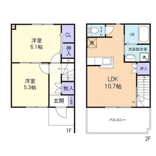 ロジュマン・フォレの間取り