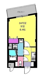 b’CASA Nakase【2階】の間取り