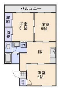 CITYオークラE【1階】の間取り