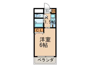 ニュ-高貴【2階】の間取り