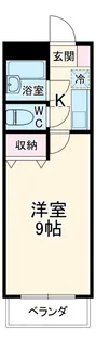 パレスアオイII【1階】の間取り