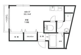 クレシア本牧【2階】の間取り