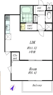 MAISON SA VIII【1階】の間取り