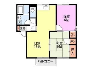 アブニール【2階】の間取り