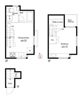 King House新宿御苑【2階】の間取り