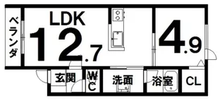ラパーチェ529【2階】の間取り