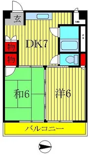 ハイマート金町【4階】の間取り