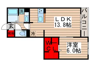 アーガイル【3階】の間取り