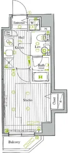 アーバンヴィスタ王子【3階】の間取り