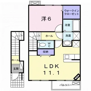 ウィンベル2【2階】の間取り