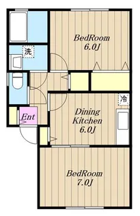 ブラウニーコート【1階】の間取り