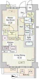ル・シュクレ永福【4階】の間取り