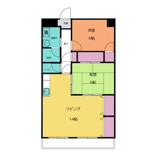 グランドール高城C【3階】の間取り