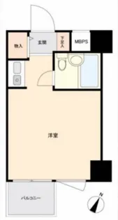 ライオンズプラザヨコハマ戸部【4階】の間取り