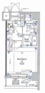 ラヴェニール東神奈川【7階】の間取り