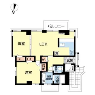 Uハウス【2階】の間取り