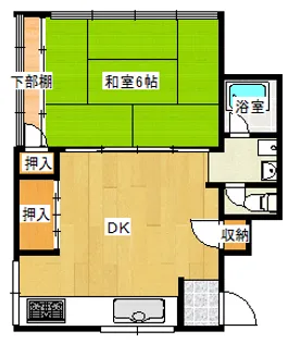 ルミネ東光【3階】の間取り