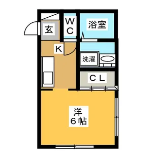 ハイツノア【1階】の間取り