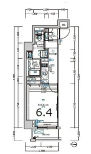 XEBEC千鳥町【1階】の間取り