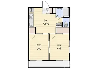 第2ホワイトハイツ【3階】の間取り