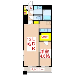コンフォートNAN-A【6階】の間取り