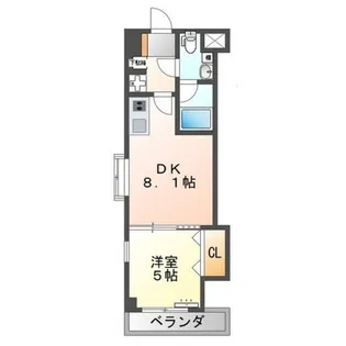 フィオーレ宇津木【3階】の間取り