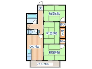 ポ-トタウンカネショ-【4階】の間取り
