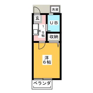 サウス・ゲイト・ビラ【2階】の間取り