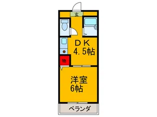 アーバンドゥコンゴー【3階】の間取り