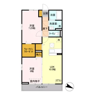 マリアージュ【1階】の間取り