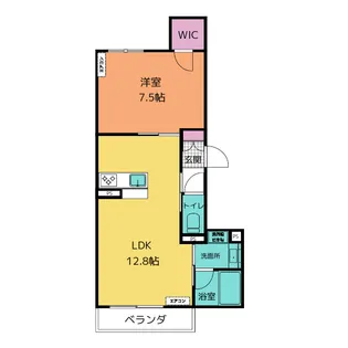 プルメリア八事【3階】の間取り