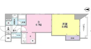 カーサ ブリリア【5階】の間取り