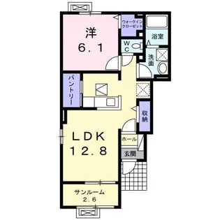 アモーレ【1階】の間取り