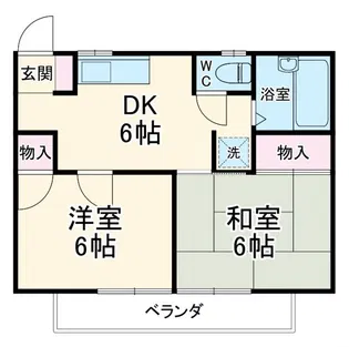 プレジオグリーン【1階】の間取り