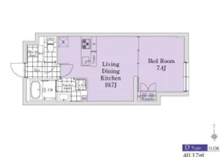 EXAM SHIN NAKANOII【3階】の間取り