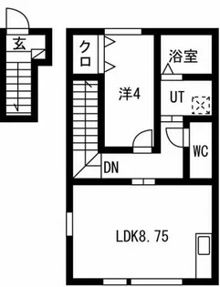 東仙台新築アパート サウス【2階】の間取り