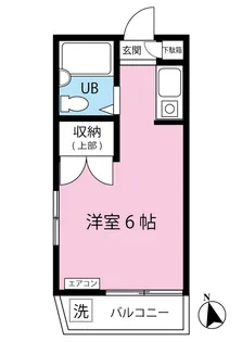 ハイランドハウス【2階】の間取り