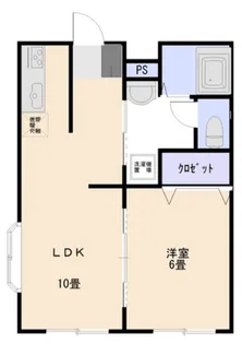 メゾントーク【1階】の間取り