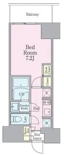 リビオメゾン南砂町【8階】の間取り