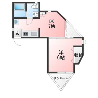 Arts沼袋【1階】の間取り
