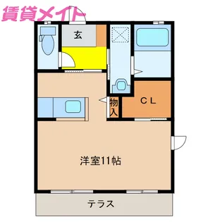 エルパティオA棟【1階】の間取り
