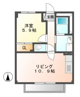 イルマーレ【1階】の間取り