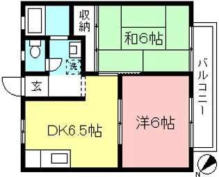 アーデンハイツ【2階】の間取り