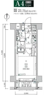 スクエアシティ横濱山手【2階】の間取り