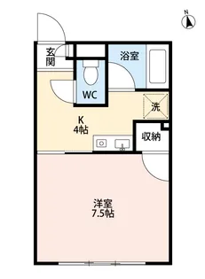 コーポ吉田【2階】の間取り