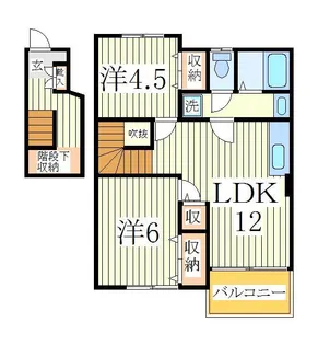 メゾン・エピナール【2階】の間取り