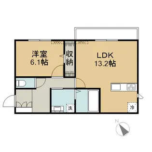 シルトクレーテ仙北【3階】の間取り