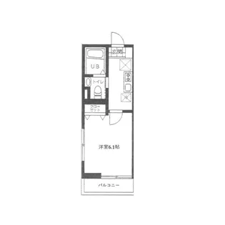 エルクラシス西品川【1階】の間取り