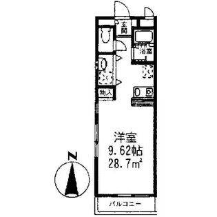 パークサイドマルイ【2階】の間取り